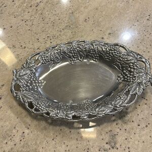 Arthur Court Grape (Aluminum Hollowware) platter